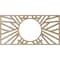 Ekena Millwork Hoover Wood Fretwork Pierced Ceiling Medallion, Birch, 18"W x 9"H x 6 5/8"ID x 3/8"T CMWP18X09X0375HOBI - alternate 3